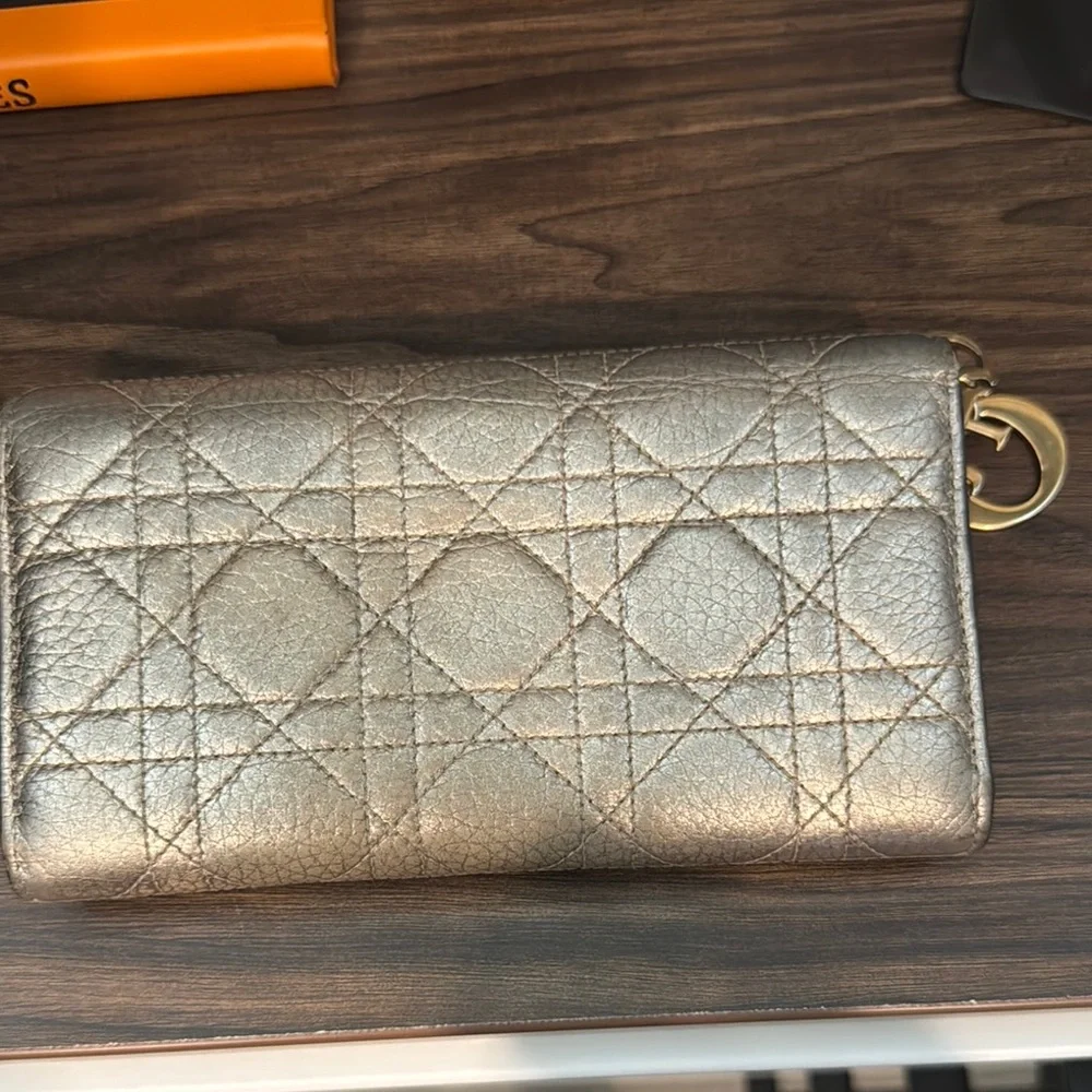 Dior Metallic Wallet